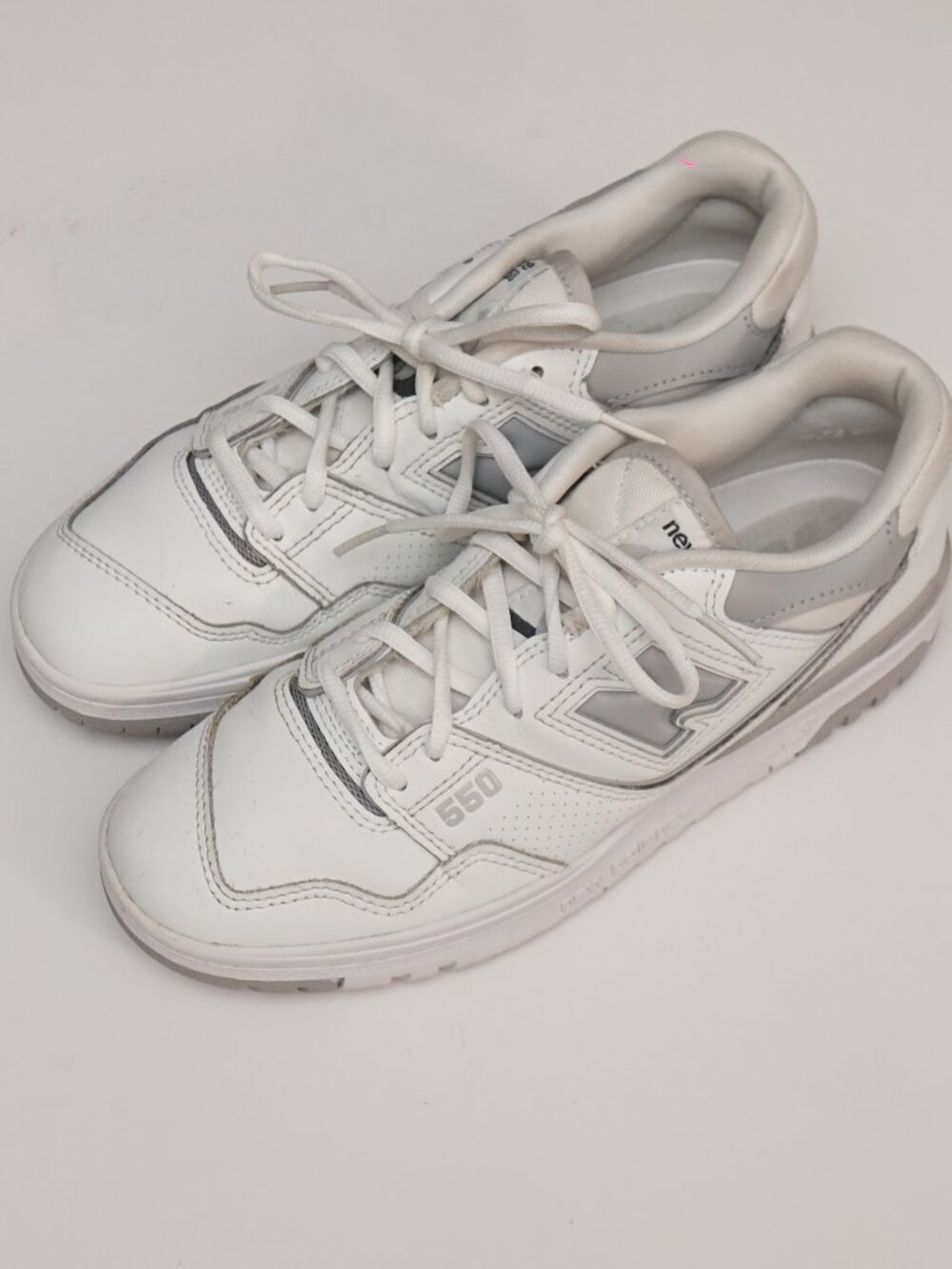 New Balance 550 Shoes 'White Grey' BB550PB1 Men's & GS Size 7.5